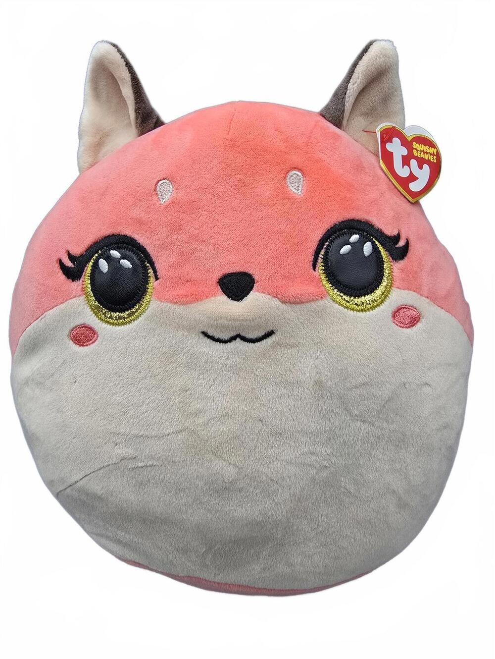 Ty Squishy Beanies Plush Fox Stuffed Animal